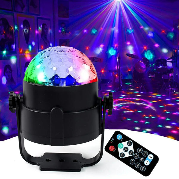 Party Lights, DJ Stage Light Disco Ball Light USB Charging Party Stage Lamp Party Light for Home Bar Car Wedding Holiday Party, Party Gift Kids Birthday - Justgrabit Inc.