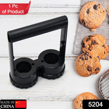 Plastic Handle Scalloped Edge Shape Cookie Cutter Biscuit Mold Cake Decoration Tools - justgrabit.in | Just Grab It