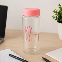 350 ml Approx Transparent Plastic Water Bottle with Leakproof Lid (1 Pc) - Justgrabit Inc.