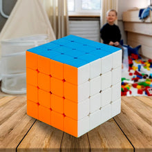 Small Puzzles Cubes 4×4×4 High Speed Sticker Less Magic Cube Game, Kids and Professionals Magic Cube Puzzle Toy, Pack of 1, 8+ Years - Justgrabit Inc.
