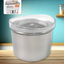 Multipurpose Stainless Steel Airtight Containers with See Through Lid (1 Pc / 500 ML) - justgrabit.in | Just Grab It