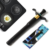 Stainless Steel Black Gas Lighter for Kitchen Gas Stove, Long Lasting, Unbreakable Lighters for Gas Stoves, Restaurants & Kitchen (1 Pc) - Justgrabit Inc.