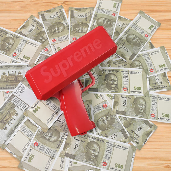 Money Gun Shooter Cash Spray for Party,Wedding, Birthday - justgrabit.in | Just Grab It