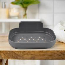 Plastic Soap Dish Holder Bathroom Shower Wall Mounted Self Adhesive ,Sabudani (1 Pc) - justgrabit.in | Just Grab It