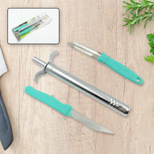3 - in - 1 Kitchen Combo: Lighter, Stainless Steel Knife & Peeler - Justgrabit Inc.