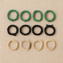Braided Elastic Hair Bands Set (12 Pc) - justgrabit.in | Just Grab It
