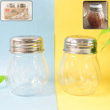 Apex Oregano & Chilli Flakes Dispenser Set – 2 Pcs Plastic Spice Shaker with Stainless Steel Lid - Justgrabit Inc.
