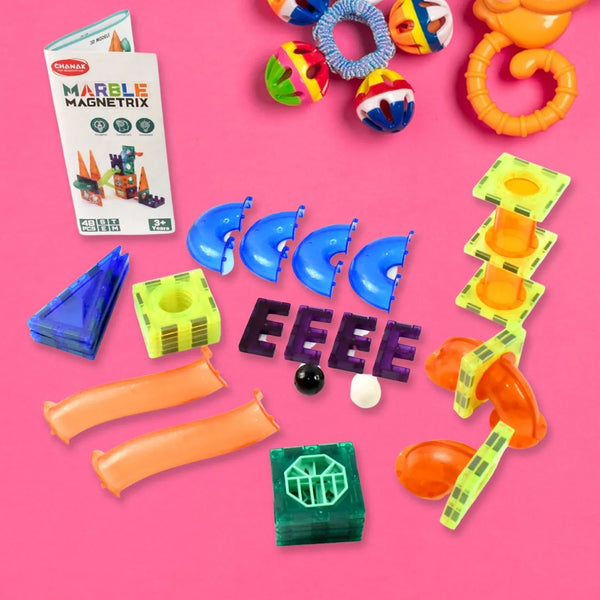 Marble Magnetrix Magnetic Marble Run Building Set - Justgrabit Inc.