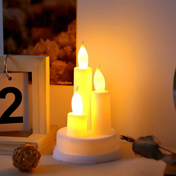 LED Taper Candles, Diwali (1 Pc) - justgrabit.in | Just Grab It