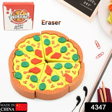 3D Pizza Slices Eraser Set – Fancy & Colorful Stationery for Kids & Gifts (7 slice) - Justgrabit Inc.