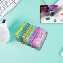 7 Days 4 Times Transparent Medicine Box 28 Grid Portable Large Capacity Travel, Medication Organizer Dispenser Boxes Large Compartments Moisture - Proof Pill Case Medication Reminder Travel - justgrabit.in | Just Grab It