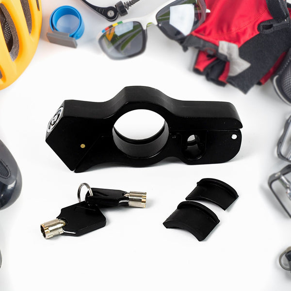 Motorcycle Grip Lock Universal Motorcycle Handlebar Throttle Grip Security Lock - justgrabit.in | Just Grab It