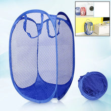 Foldable Collapsible Mesh Laundry Bag Pack Of 1 (Mix Color) - justgrabit.in | Just Grab It