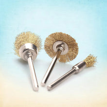 Brass Wire Wheels, 3 Pcs Brass Wire Wheels, Rust Removal Tool - justgrabit.in | Just Grab It