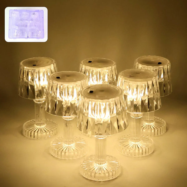 Battery Operated Decorative LED Mini Table Lamp (6 Pc / Set) - justgrabit.in | Just Grab It