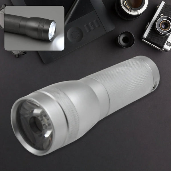 Portable Mini Torch / Flashlight LED Powerful High Lumens Pen Light Easy To Carry, Portable Pocket Compact Torch for Emergency 3 Battery operated (Battery not included / 1 pc) - Justgrabit Inc.