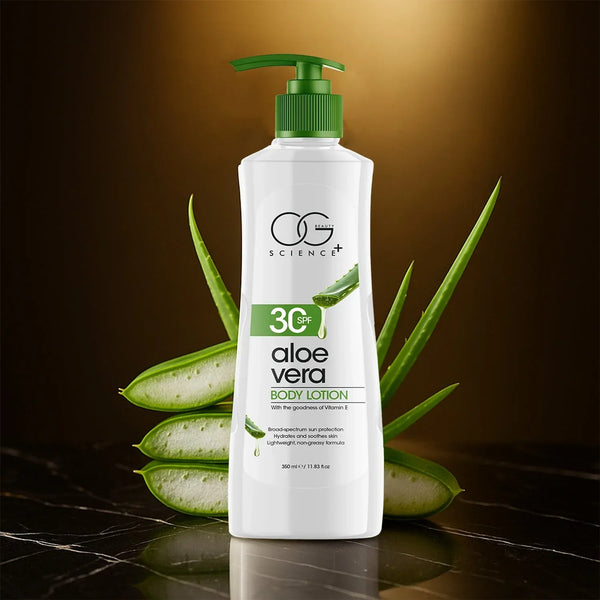 OG Beauty Science Aloe Vera Body Lotion (350ML / 1 Pc) - justgrabit.in | Just Grab It