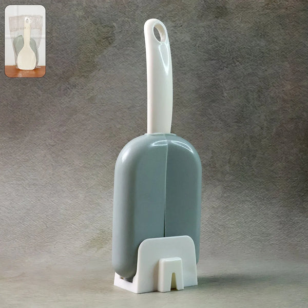 Automatic Open & Close Kitchen Rice Spoon Holder with Dust Cover - justgrabit.in | Just Grab It
