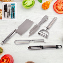 Multifunctional peeler, grater, fruit peeler, kitchen household gadget set (5 Pc Set) - justgrabit.in | Just Grab It