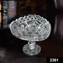 Crystal Touch Beautiful Decorative Designer Fruit Glass Bowl - Justgrabit Inc.