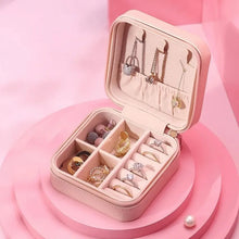 Mini PU Leather jewellery Box for Travel & Storage - justgrabit.in | Just Grab It