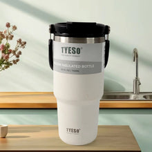 High Quality Stainless Steel Vacuum Glass Insulated Glass Coffee Cups Double Walled Travel Mug, Car Coffee Mug, Tumbler (With Lid & Handle / 1 Pc) - Justgrabit Inc.