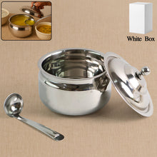 Premium Stainless Steel Ghee Pot (1 Set) - justgrabit.in | Just Grab It