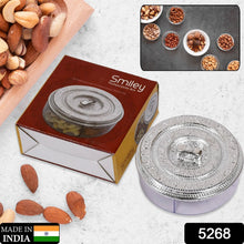 Round Smiley Multi Purpose 4 Compartment Box For Home & Kitchen Use - justgrabit.in | Just Grab It