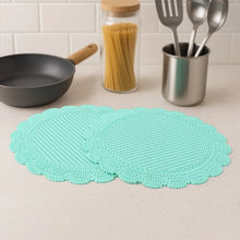 Silicone Round Heat Resistant Mat (2 Pc Set) - Justgrabit Inc.