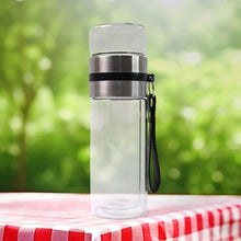 Glass Tea Infuser Bottle. Double Wall Outdoor sport Glass water bottle (550ml) - Justgrabit Inc.