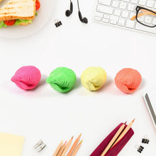 Shankh Shape Eraser Rubber (1 Pc / Mix Colour & Design) - justgrabit.in | Just Grab It