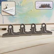 Heavy Duty Metal Paper Clamp Clips (4 Pc) - justgrabit.in | Just Grab It