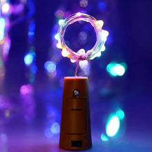 Wine Bottle Cork LED String Light, 2M Cable Multicolor, Battery Operated (1 Pc) - Justgrabit Inc.