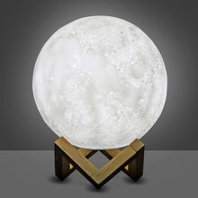 Moon Night Lamp with Plastic Stand Night Lamp for Bedroom (15x13 Cm / 1 Pc) - justgrabit.in | Just Grab It