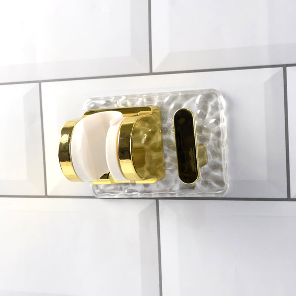 Wall Mounted Broom & Mop Holder with Strong Grip Clips - justgrabit.in | Just Grab It