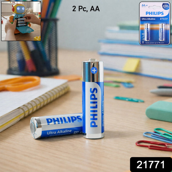 AA Ultra Alkaline Batteries 2 Piece Set - justgrabit.in | Just Grab It