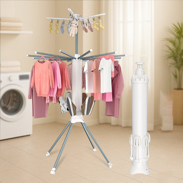 Multi - Layer Foldable Clothes Drying Rack Set - justgrabit.in | Just Grab It