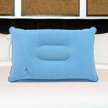 Comfortable Inflating Travel Pillow (34×21 Cm / 1 Pc / Mix Color) - justgrabit.in | Just Grab It