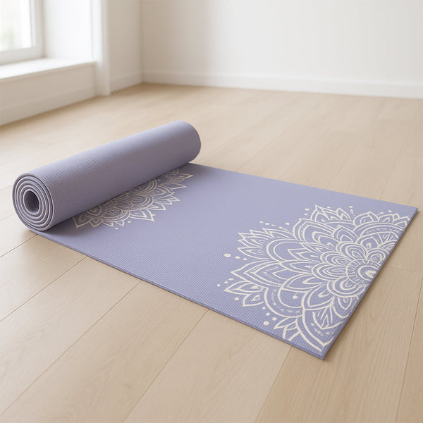 Premium Non - Slip Printed Yoga Mat (Mix Color – 1 Pc) - justgrabit.in | Just Grab It