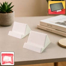 Compact Plastic Mobile Phone Holder Stand (2 Pc & Mix Color) - justgrabit.in | Just Grab It