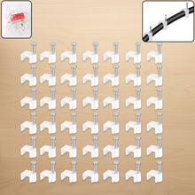 Nail Cable Clips for Wire Management (10mm & 50 Pc) - justgrabit.in | Just Grab It