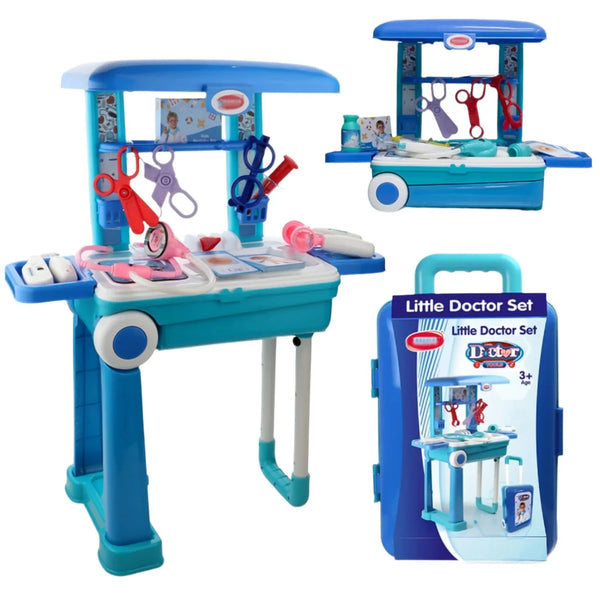 Premium Doctor Set Trolley Little Doctor Kids Toy (1 Set) - justgrabit.in | Just Grab It