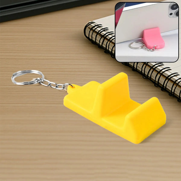 Plastic 2 - in - 1 Mobile Stand Keychain (1 Pc) - Justgrabit Inc.