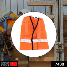Orange Safety Jacket For Having protection against accidents usually in construction area's. - Justgrabit Inc.