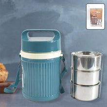 Stackable Insulated Tiffin with Handle (1 Pc): Leakproof, Hot Food Container - Justgrabit Inc.