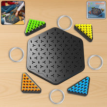 Strategic Triangle Color Matching Puzzle Board Game for Kids & Family - justgrabit.in | Just Grab It