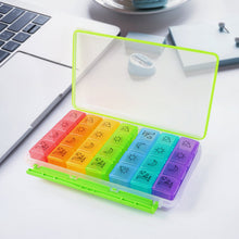 28 Grids Weekly Pill Organizer Box - justgrabit.in | Just Grab It