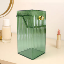 Square Plastic Storage Box with Flip Lid (1 Pc) - justgrabit.in | Just Grab It