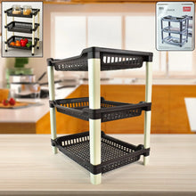 Apex Big Multi use Plastic Storage Rack – 3 - Tier (1 Pc) - Justgrabit Inc.