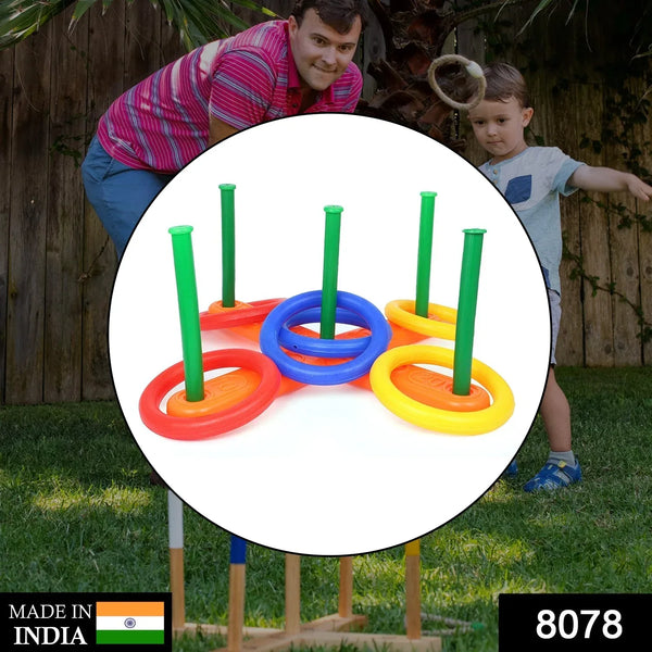 13 Pc Ring Toss Game widely used by children’s and kids for playing and enjoying purposes and all in all kinds of household and official places etc. - Justgrabit Inc.